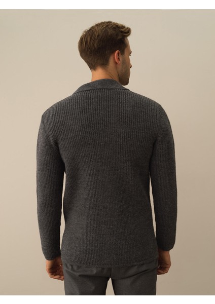 Regular Fit Triko Yün Ceket fırsatları