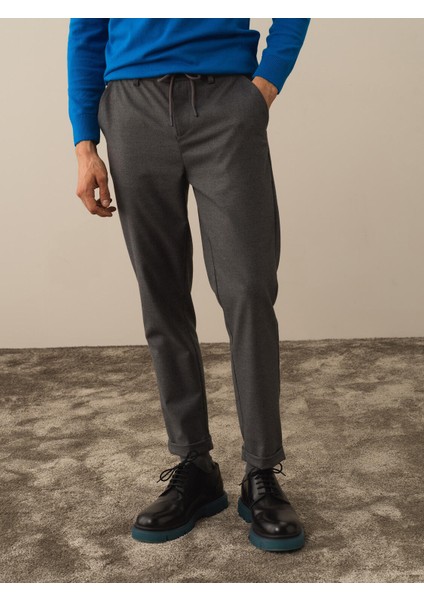 Slim Fit Duble Paça Jogger Pantolon