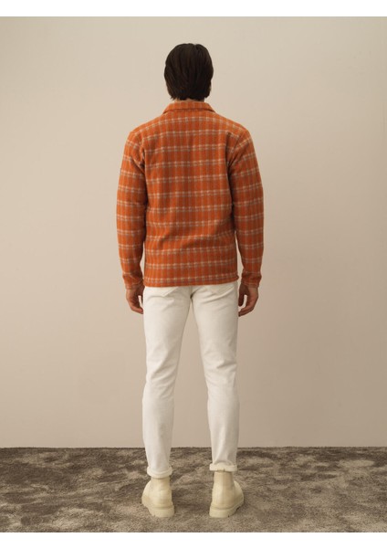 Erkek Oranj Formunu Koruyan Regular Fit Sweatshirt indirimleri