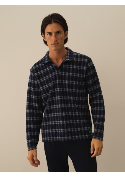 Erkek Lacivert Formunu Koruyan Regular Fit Sweatshirt fiyatları