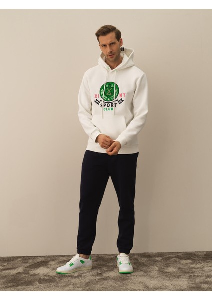 Pamuklu Kapüşonlu Regular Fit Sweatshirt