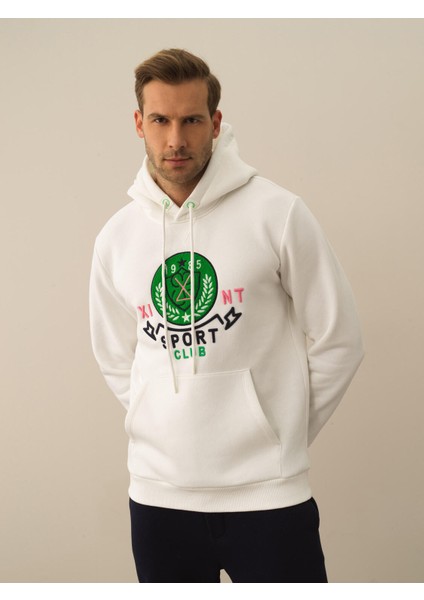 Pamuklu Kapüşonlu Regular Fit Sweatshirt