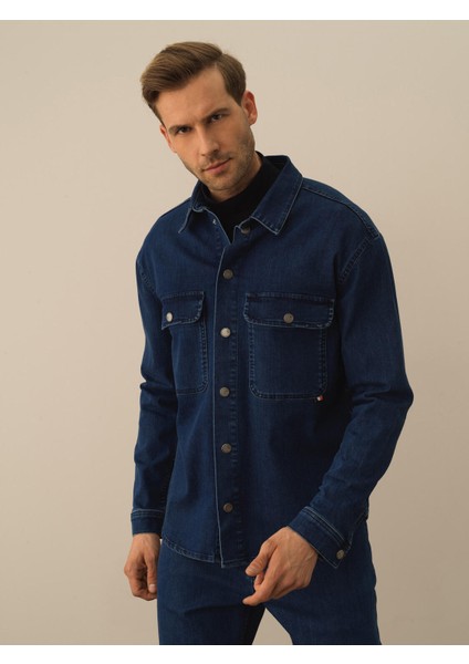 Pamuklu Regular Fit Denim Gömlek fiyatları