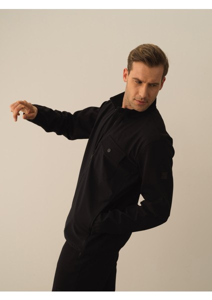 Erkek Siyah Pamuk Dokulu Regular Fit Sweatmont modelleri