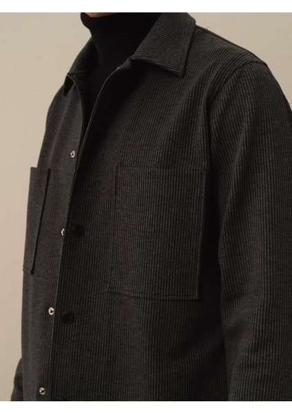 Erkek Siyah Pamuk Dokulu Regular Fit Ceket fırsatları