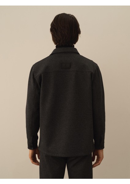 Erkek Siyah Pamuk Dokulu Regular Fit Ceket indirimleri