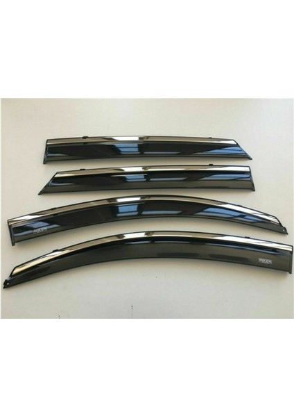 Niken Honda Civic 2012-2016 Model Kromlu Cam Rüzgarlığı 4lü