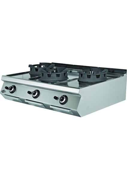 EMP.PLS.7WK030 Gazlı Wok Ocağı 3 Brulörlü - Lpgli