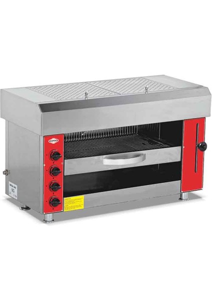 Emp.psg.5 5 Brülörlü Gazlı Salamander Izgara - Doğalgazlı