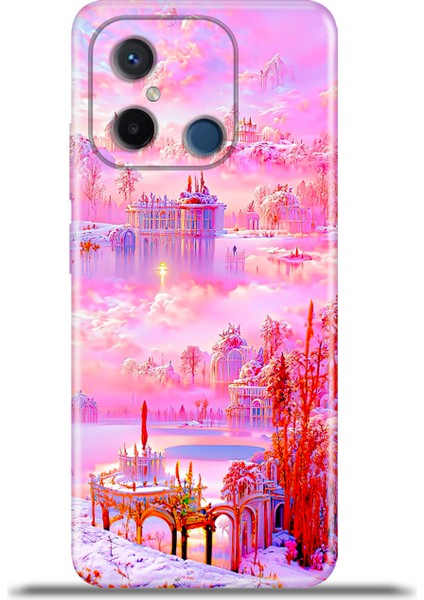 Xiaomi Redmi 12C Kılıf Esnek Silikon Kamera Koruma 4K Desenli Özel Tasarım - Aşk Mevsimi