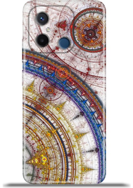 Xiaomi Redmi 12C Kılıf Esnek Silikon Kamera Koruma 4K Desenli Özel Tasarım - Zamansız