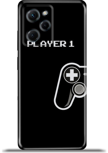 Xiaomi Poco X5 Pro Kılıf Esnek Silikon Kamera Koruma 4K Desenli Özel Tasarım - Player1