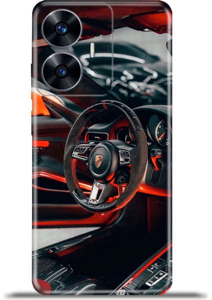 Realme C55 Kılıf Esnek Silikon Kamera Koruma 4K Desenli Özel Tasarım - Gtcar