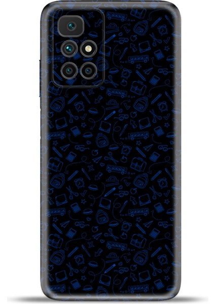 Xiaomi Redmi 10 2022 Kılıf Esnek Silikon Kamera Koruma 4K Desenli Özel Tasarım - Haydi Okula