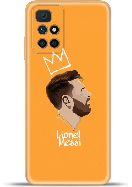 Xiaomi Redmi 10 2022 Kılıf Esnek Silikon Kamera Koruma 4K Desenli Özel Tasarım - Leomessi