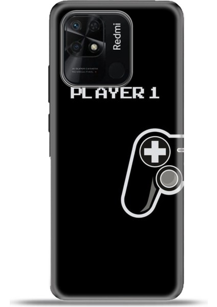 Xiaomi Redmi 10C Kılıf Esnek Silikon Kamera Koruma 4K Desenli Özel Tasarım - Player1