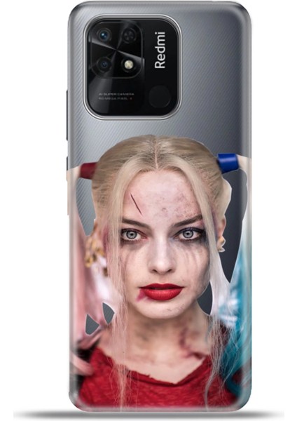 Xiaomi Redmi 10C Kılıf Esnek Silikon Kamera Koruma 4K Desenli Özel Tasarım - Harleyy Quinn