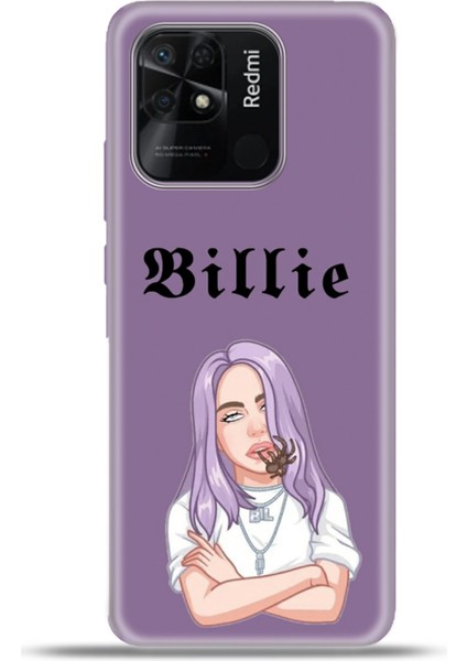 Xiaomi Redmi 10C Kılıf Esnek Silikon Kamera Koruma 4K Desenli Özel Tasarım - Billie Mood