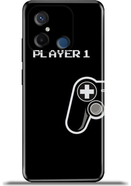 Xiaomi Redmi 12C Kılıf Esnek Silikon Kamera Koruma 4K Desenli Özel Tasarım - Player1