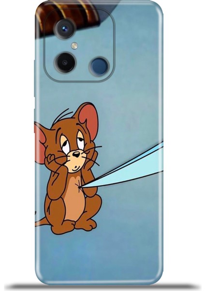 Xiaomi Redmi 12C Kılıf Esnek Silikon Kamera Koruma 4K Desenli Özel Tasarım - Jerry