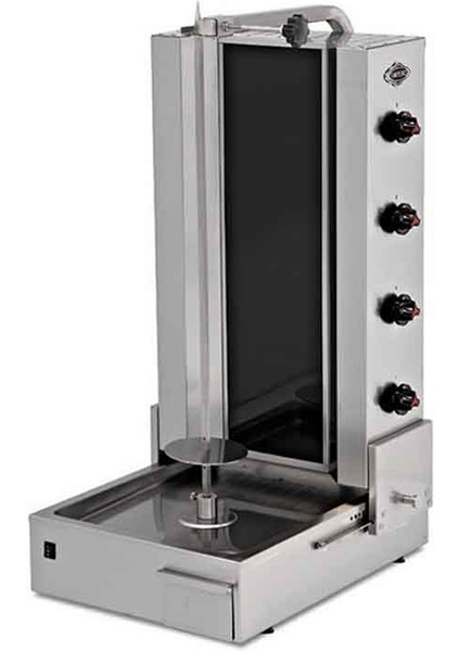 EMP.DN.212 Camlı Döner Ocağı Alttan Motorlu 5 Radyanlı Gazlı - Doğalgazlı