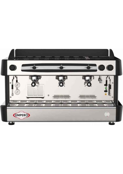 Emp.cpc.3gr Espresso Kahve Mak. - 3 Grup - Yarı Otomatik - Kırmızı