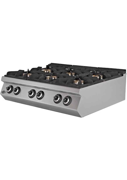 EMP.PLS.7KG030 Gazlı Ocak 6 Brülörlü - Doğalgazlı