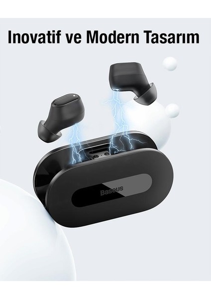 Vers.5.3 Hızlı Şarj Destekli Dokunmatik Uzun Şarj Kutulu Kulakiçi Bluetooth Kulaklık Hifi Bas