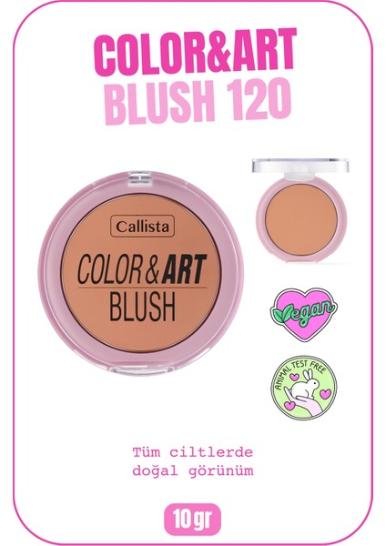 Color Art Blush Toz Allık - 120 So Peachy
