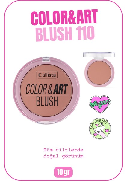 Color Art Blush Toz Allık - 110 Blushing Pink