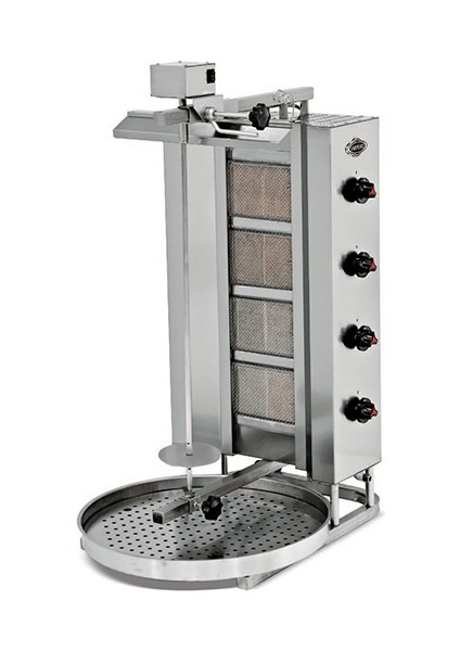 EMP.DN.221 Gazlı Döner Ocağı Üstten Motorlu 4 Radyanlı - Lpgli