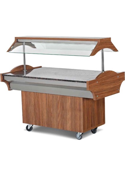 Emp.sb.05-N Nötr Salat Bar Granit Üst Tabla 180X89X137 cm