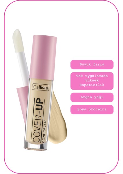 Cover Up Concealer Yoğun Kapatıcı Göz Altı Kapatıcısı - 03 Sand