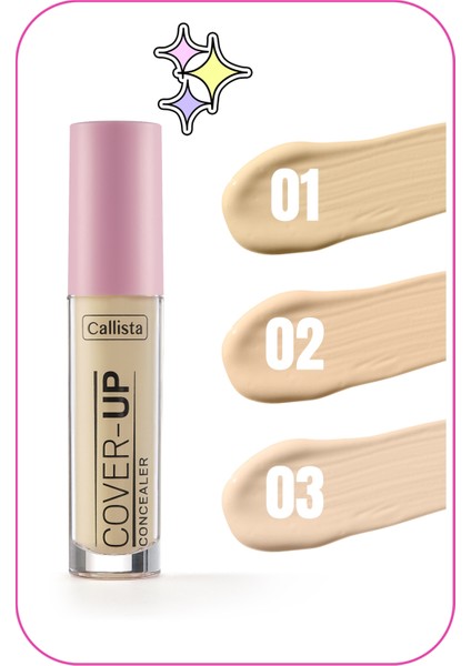 Cover Up Concealer Yoğun Kapatıcı Göz Altı Kapatıcısı - 03 Sand