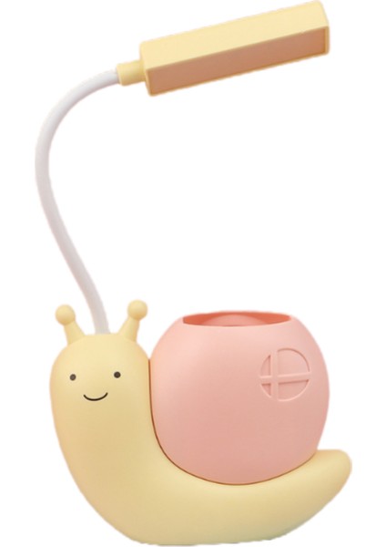 Masa Lambası Salyangoz Gece Lambası USB Şarj Edilebilir LED Masa Lambası Çocuk Göz Koruması Masa Lambası Okuma Lambası (Yurt Dışından)