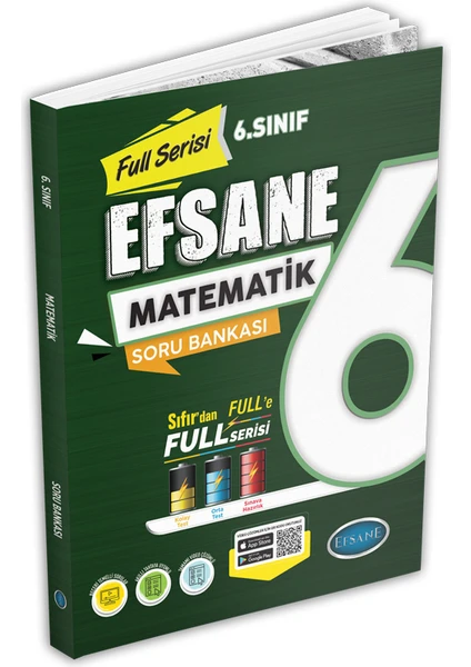 Efsane Yayınları 6. Sınıf Full Serisi Matematik Soru Bankası