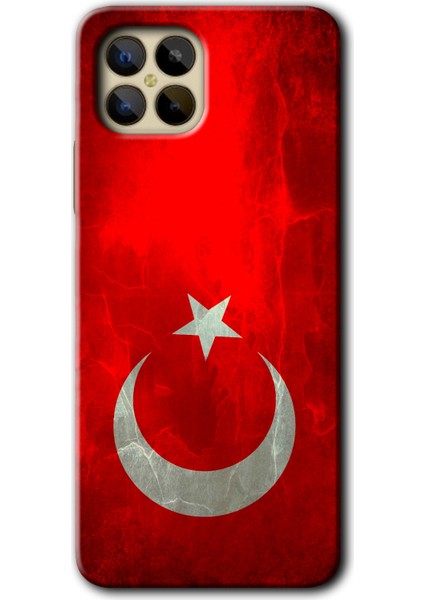 Omix X600 Kılıf Hd Desen Baskılı Arka Kapak + Kırılmaz Cam - Albayrak