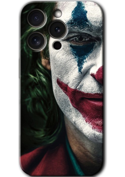 Apple iPhone 15 Pro Uyumlu Kılıf Hd Desen Baskılı Arka Kapak - Joker