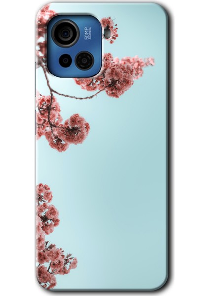 Casper Via F30 Plus Kılıf Hd Desen Baskılı Arka Kapak + Kırılmaz Cam - Japon Çiçeği