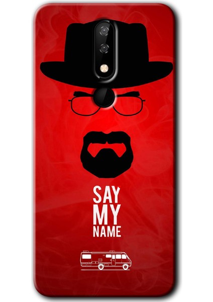 Casper Via P3 Kılıf Hd Desen Baskılı Arka Kapak + Kırılmaz Cam - Say My Name