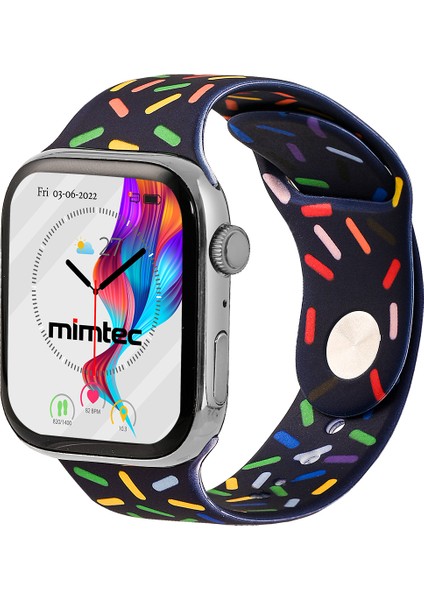 Apple Watch 3 4 5 6 7 8 Se Nike Uyumlu 42 44 45 49MM Renkli Kordon