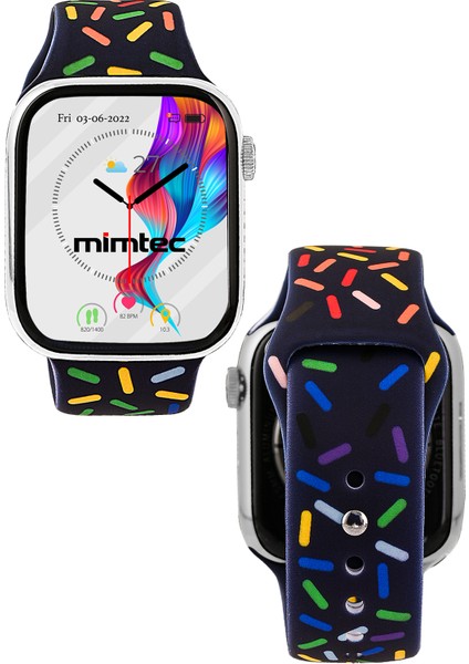 Apple Watch 3 4 5 6 7 8 Se Nike Uyumlu 42 44 45 49MM Renkli Kordon