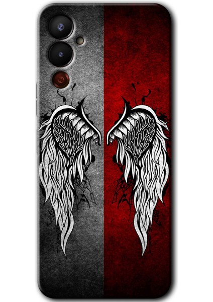 Tecno Pova 4 Kılıf Hd Desen Baskılı Arka Kapak - Lucifer