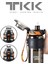 Tkk 1000 ml Çift Kullanım Pipetli/rahat Içim Bpa Içermeyen Taşıma Askılı Tritan Su Matarası FFTKK1020-1000 4