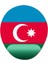 Azerbaycan Bayrağı - Azərbaycan Bilek Destekli Mousepad Model - 1 Oval 2