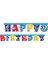 Sonic Temalı Happy Bırthday Banner 2.10 cm 1