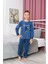 Yeni Sezon Sonbahar/kış Erkek Çocuk Skate Desenli Polar Pijama Takımı 4515 3