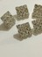 Taşlı Düğme Kare Model 5 Li Set 1,3 cm 1
