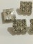 Taşlı Düğme Kare Model 5 Li Set 1,3 cm 3