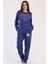 Pamuklu Kadın Büyük Beden Uzun Kol Pijama Takım 1